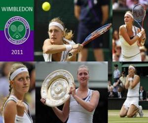 Puzzle 2011 Wimbledon Πρωταθλητής Petra Kvitova