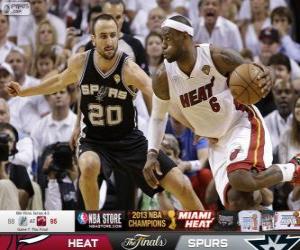 Puzzle 2013 NBA Finals, 7 ου παιχνίδι, Σαν Αντόνιο Σπερς 88 - Μαϊάμι Χιτ 95