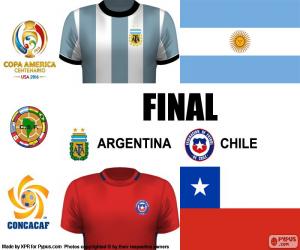 Puzzle ARG-CHI Copa America τελικό 2016