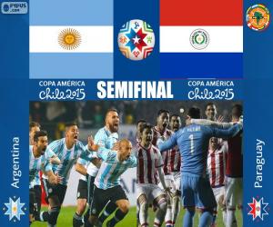 Puzzle ARG - PAR, Copa America 2015