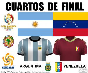 Puzzle ARG - VEN, Copa America 2016