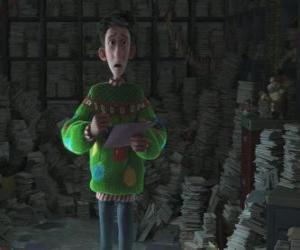 Puzzle Arthur Christmas περιβάλλεται από χιλιάδων γραμμάτων