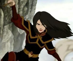 Puzzle Azula είναι η πριγκίπισσα του Πυροσβεστικού Έθνους και η νεώτερη αδελφή του Zuko