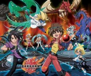 Puzzle Bakugan Brawlers, οι πολεμιστές