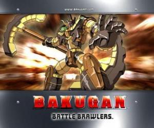 Puzzle Bakugan Subterra Gorem είναι ο θεματοφύλακας της Julie