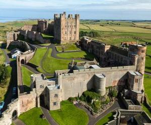 Puzzle Bamburgh κάστρο, Αγγλία