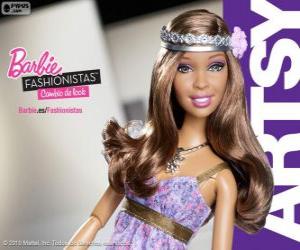 Puzzle Barbie Fashionista Artsy