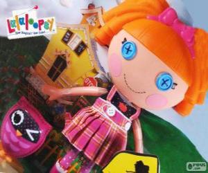 Puzzle Bea Spells-A-Lot από Lalaloopsy με κατοικίδιο ζώο της, μια κουκουβάγια