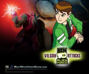 Puzzle Ben 10 Alien Force Vilgax Attacks