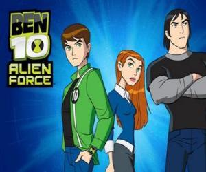 Puzzle Ben 10 με φίλους