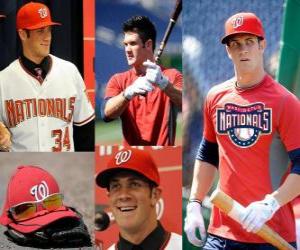 Puzzle Bryce Harper παίκτης του μπέιζμπολ Washington Nationals