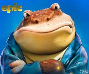 Puzzle Bufo, ένα βάτραχο που είναι ένα επιχειρησιακό άτομο στον μυστικό κόσμο