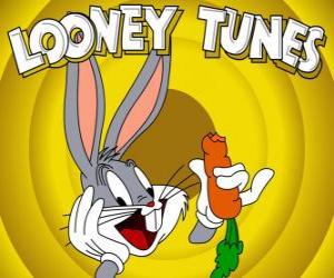 Puzzle Bugs Bunny, ο ήρωας κουνέλι των περιπετειών της Looney Tunes