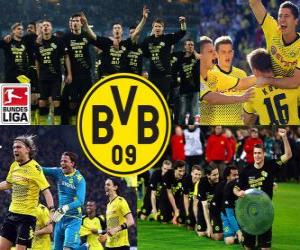 Puzzle BV 09 Μπορούσια Ντόρτμουντ, πρωταθλήτρια της Bundesliga 2011-12