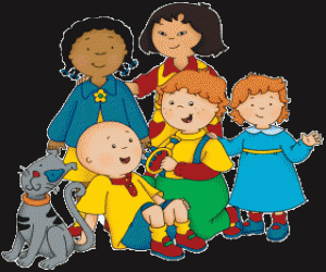 Puzzle Caillou με φίλους