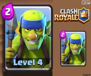 Puzzle Clash Royale δόρυ Goblins