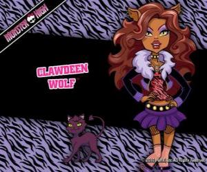 Puzzle Clawdeen Wolf, η κόρη του Werewolf είναι δεκαπέντε χρονών