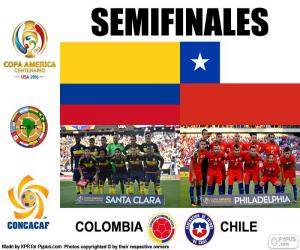 Puzzle COL-CHI, Copa America 2016