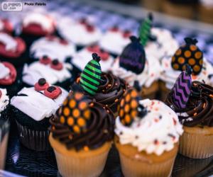 Puzzle Cupcakes για τις Απόκριες