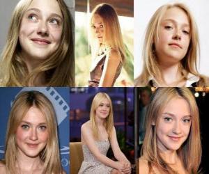 Puzzle Dakota Fanning έχει κερδίσει πολλά βραβεία, είναι ο νεότερος ηθοποιός που ορίζεται για Screen Actors Guild