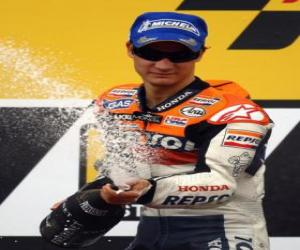 Puzzle Dani Pedrosa στην εξέδρα