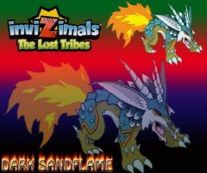 Puzzle Dark Sandflame. Invizimals The Lost Tribes. Μικρές Invizimals με μεγάλη δύναμη, να πάρετε ποτέ κουρασμένοι της καταπολέμησης της