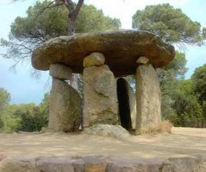 Puzzle Dolmen, Νεολιθική πέτρινο κτίριο, με τη μορφή μεγάλων πέτρινο τραπέζι