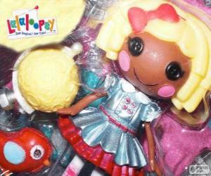 Puzzle Dot Starlight από το Lalaloopsy με το κατοικίδιο ζώο, ένα πουλί