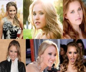 Puzzle Emily Osment είναι γνωστή για το ρόλο της ως Γκέρτι Γκιγκλς στο Spy Kids και Spy Kids 2 και Lilly Truscott στην Hannah Montana.