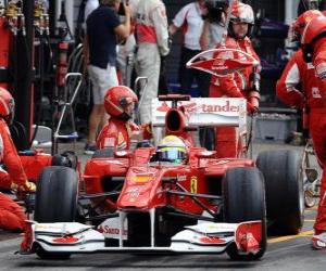 Puzzle Felipe Massa - Ferrari - Hockenheim 2010