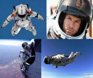 Puzzle Felix Baumgartner jumping στρατόσφαιρα