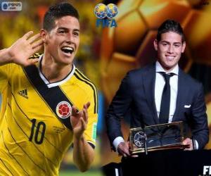 Puzzle FIFA Βραβείο Puskás 2014 για την James Rodríguez