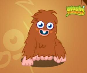 Puzzle Furi. Moshi Monsters. Ένα μικρό δασύτριχος συρτή