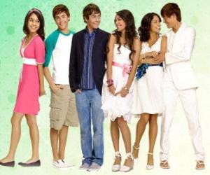 Puzzle Gabriella Montez (Vanessa Hudgens), Troy Bolton (Zac Efron)