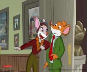 Puzzle Geronimo Stilton, Thea με την αδελφή του, ένα μεγάλο τυχοδιώκτη