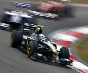 Puzzle Heikki Kovalainen - Lotus - Σανγκάη 2010