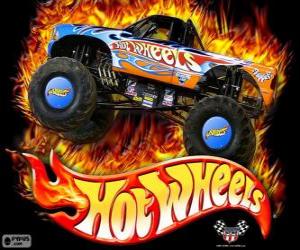 Puzzle Hot Wheels Monster Truck σε δράση