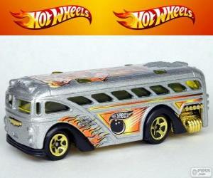 Puzzle Hot Wheels λεωφορείο