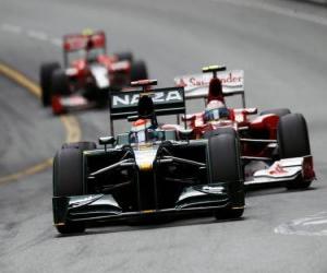 Puzzle Jarno Trulli - Lotus - Monte-Carlo 2010