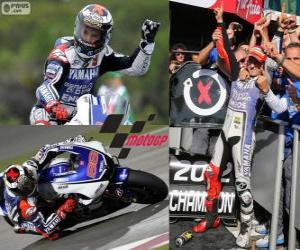 Puzzle Jorge Lorenzo, 2012 παγκόσμιος πρωταθλητής του MotoGP