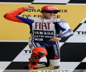 Puzzle Jorge Lorenzo στο βάθρο