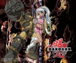 Puzzle Julie και Gorem της Subterra Guardian Bakugan