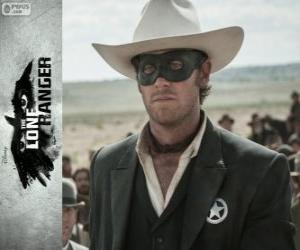 Puzzle Jοην Ρειδ (Armie Hammer), στην ταινία η Ο Μοναχικός Καβαλάρης