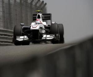 Puzzle Kamui Kobayashi - Sauber BMW - Σαγκάη 2010