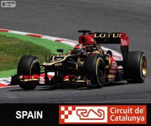 Puzzle Kimi Räikkönen - Lotus - 2013 Ισπανικά Grand Prix, 2º ταξινομούνται