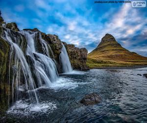 Puzzle Kirkjufellsfoss, Ισλανδία