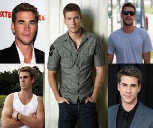 Puzzle Liam Hemsworth είναι ένας Αυστραλός ηθοποιός