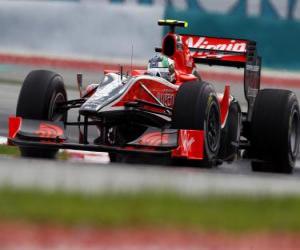 Puzzle Lucas di Grassi - Virgin - 2010 Sepang