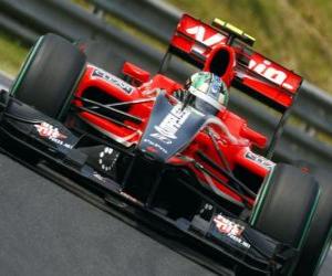 Puzzle Lucas di Grassi - Virgin - 2010 Ουγγρικό Grand Prix