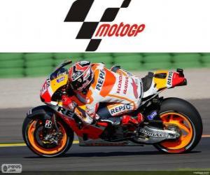 Puzzle Marc Márquez, 2013 παγκόσμιος πρωταθλητής του MotoGP